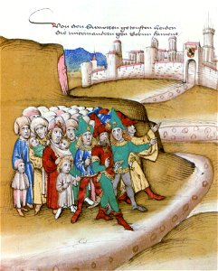 The first gipsy immigrants outside Bern, 1485
