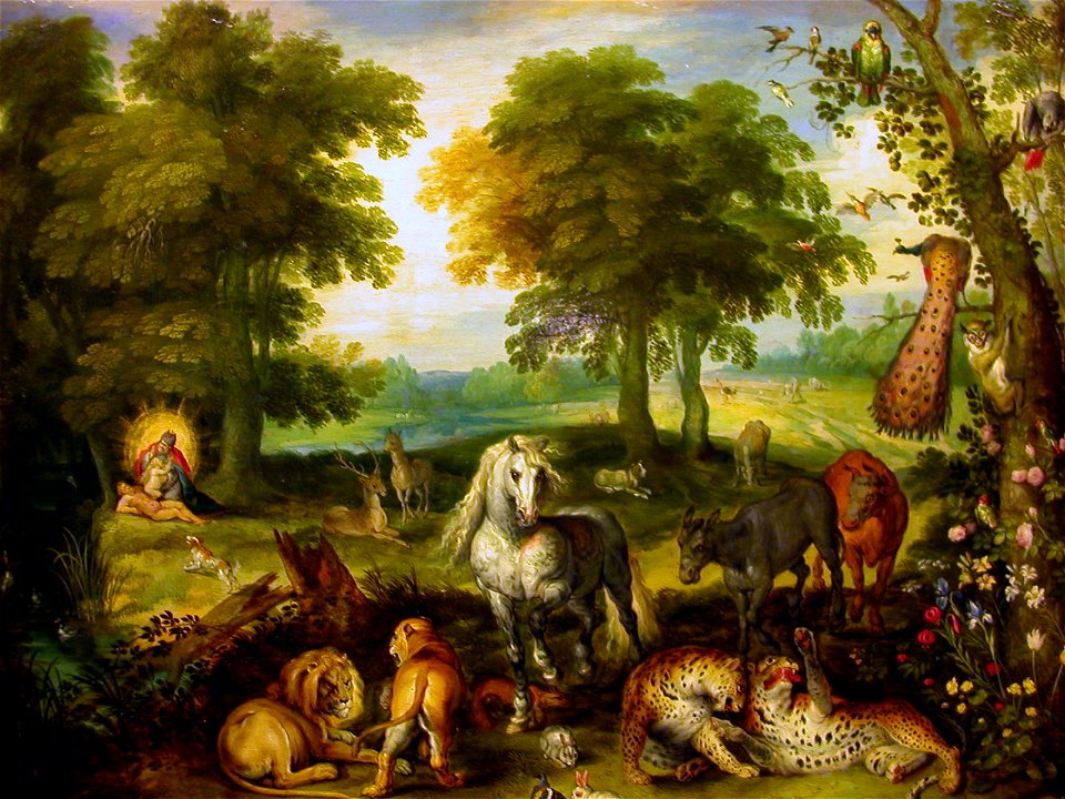 The Garden of Eden with the Creation of Eve (Jan Brueghel the Younger)