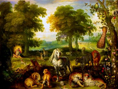 The Garden of Eden with the Creation of Eve (Jan Brueghel the Younger)