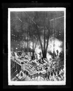 The foundations-Building a skyscraper 1910 - J. Pennell. LCCN2002722622