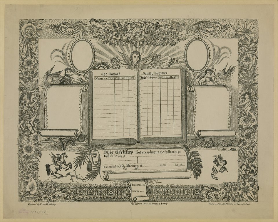 The Garland family register. Noblesville, Ind LCCN2003680557