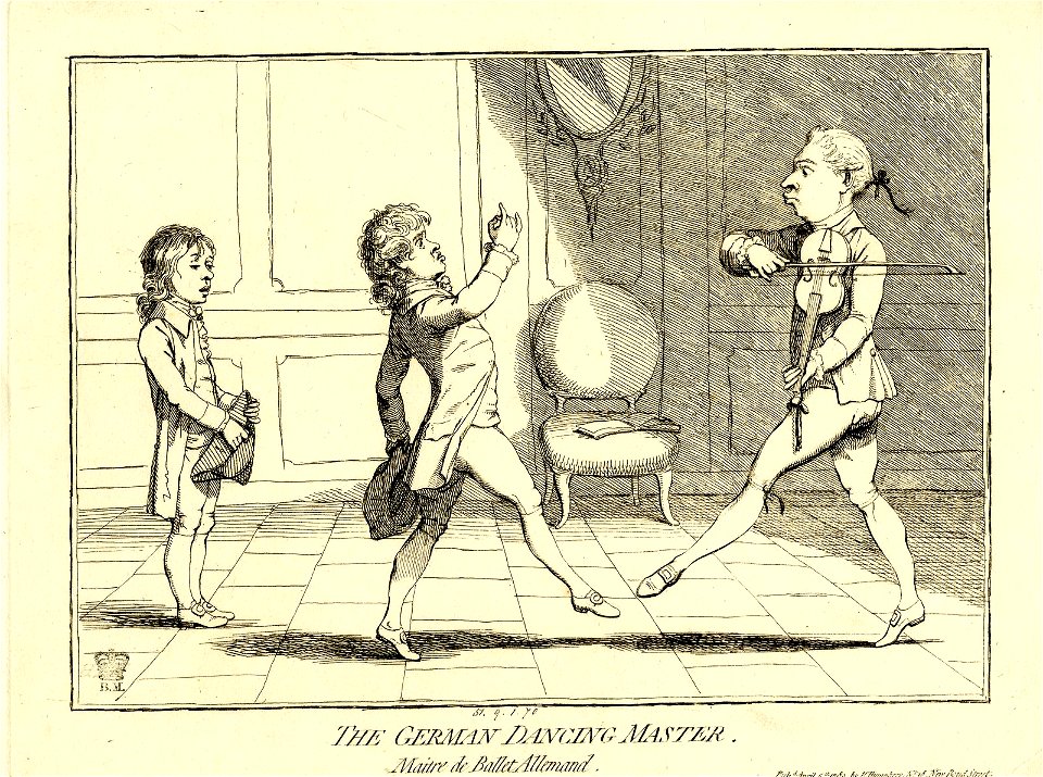 The German dancing master. (BM 1851,0901.70)