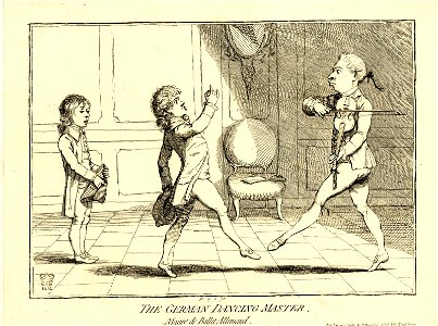 The German dancing master. (BM 1851,0901.70)