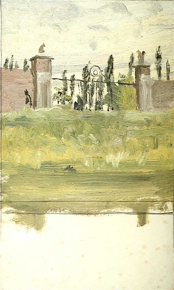 The Gates to a Garden or Cemetery RMG PU0435