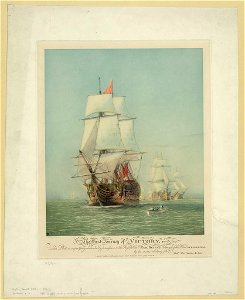 The first journey of Victory, 1778 - W.L. Wyllie, R.A., pinxt.; Harold Wyllie, sculpt. LCCN2001695795