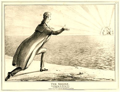 The Gheber, worshipping the rising sun. (BM 1857,1222.21)