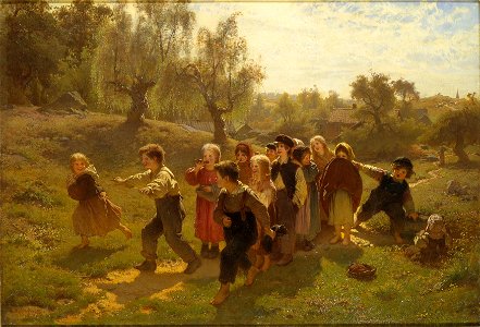 The Game (August Malmström) - Nationalmuseum - 18618