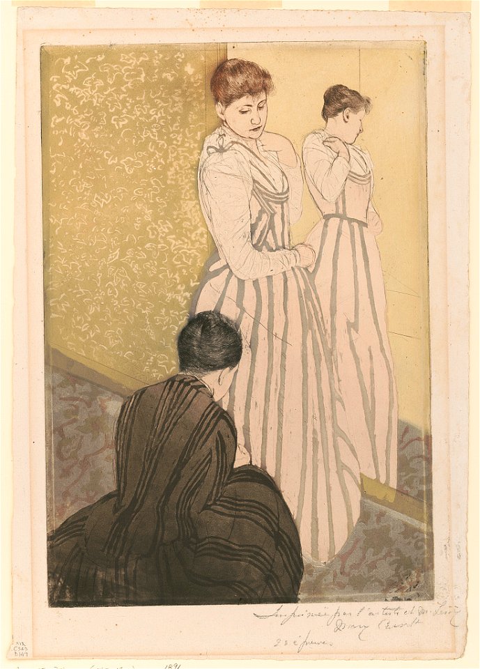 The fitting) - Mary Cassatt LCCN2015646307