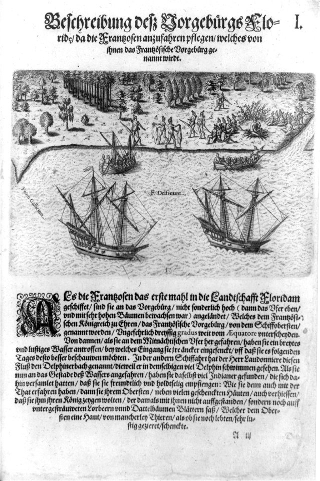 The French arrive in Florida LCCN2001696146