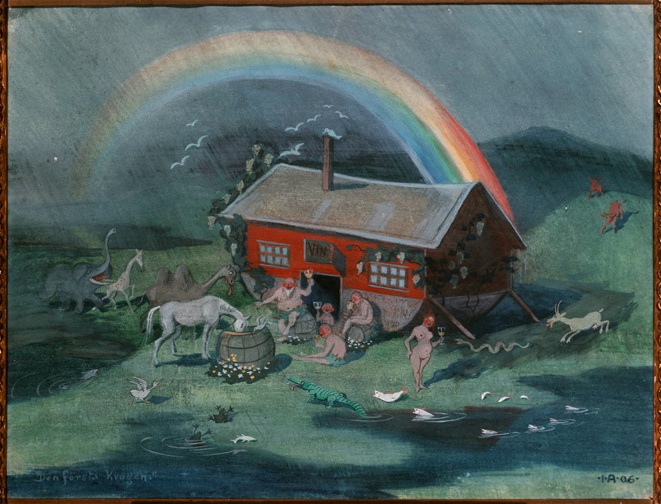 The First Tavern (Ivar Arosenius) - Nationalmuseum - 24439