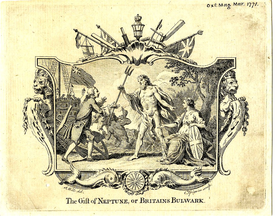 The gift of Neptune, or Britain's bulwark (BM 1868,0808.9945)