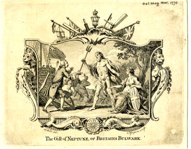 The gift of Neptune, or Britain's bulwark (BM 1868,0808.9945)
