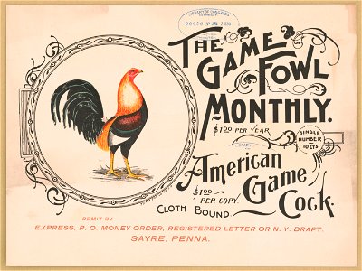 The game fowl monthly...American game cock LCCN2003688088