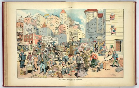 The flat boomers of Gotham - Albert Levering. LCCN2011645832