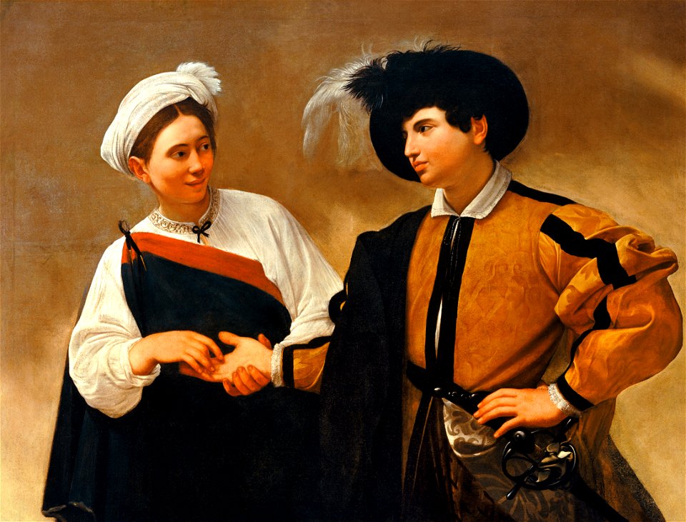 The Fortune Teller-Caravaggio (Rome)