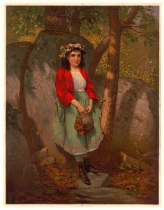 The flowers in her hair - J.G. Brown ; Collier lith. LCCN95504819
