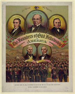 The founders of odd fellowship in America LCCN2004667951