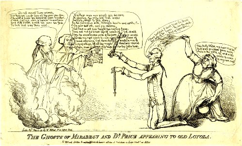 The ghosts of Mirabeau and Dr Price appearing to old Loyola. (BM 1851,0901.532)