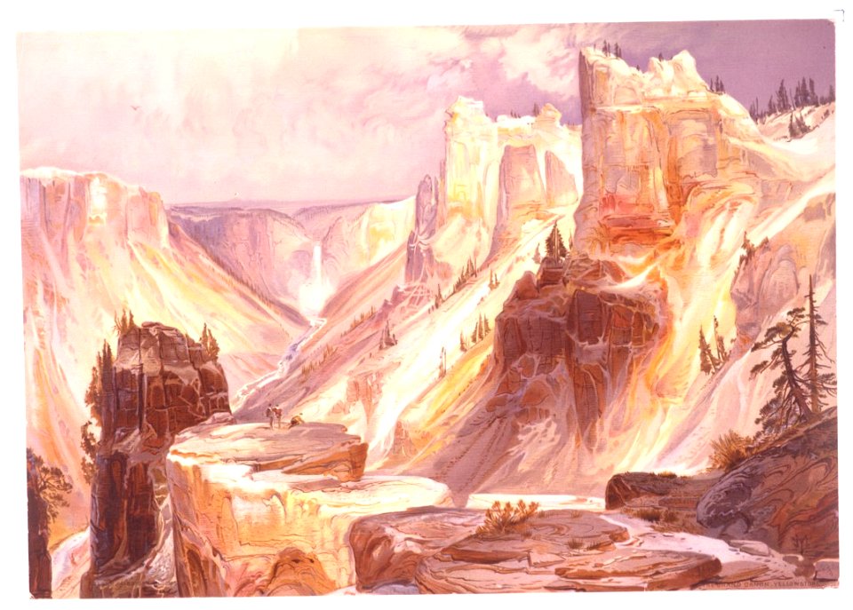 The Grand Canon, Yellowstone - TM ; Prang's American Chromo. LCCN94515831
