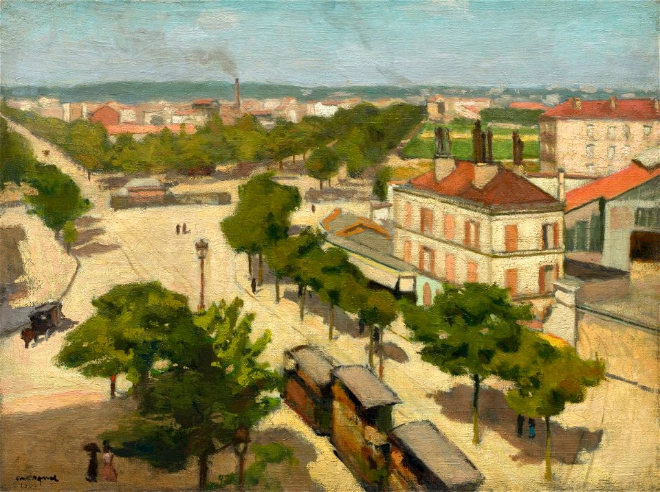 The Gate of St. Cloud, Paris 1904 Albert Marquet