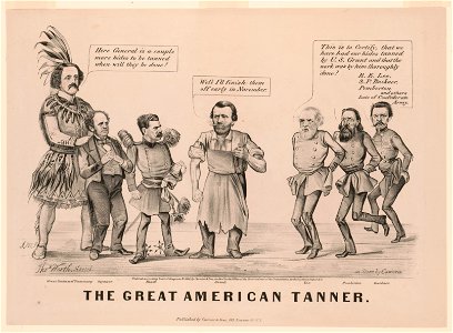 The great American tanner - Thos. Worth. sketch ; on stone by (John) Cameron. LCCN2003674582