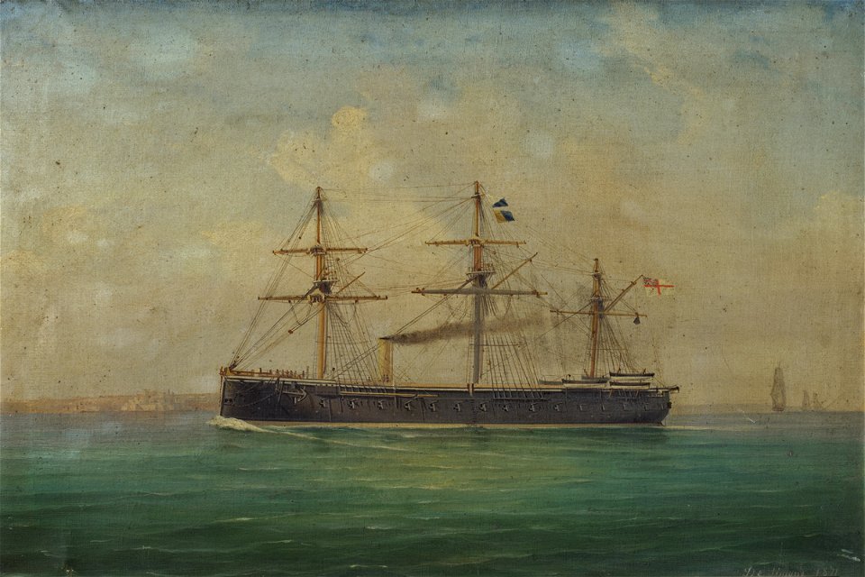The Frigate HMS Royal Oak 1871 NMM NMMG BHC3607
