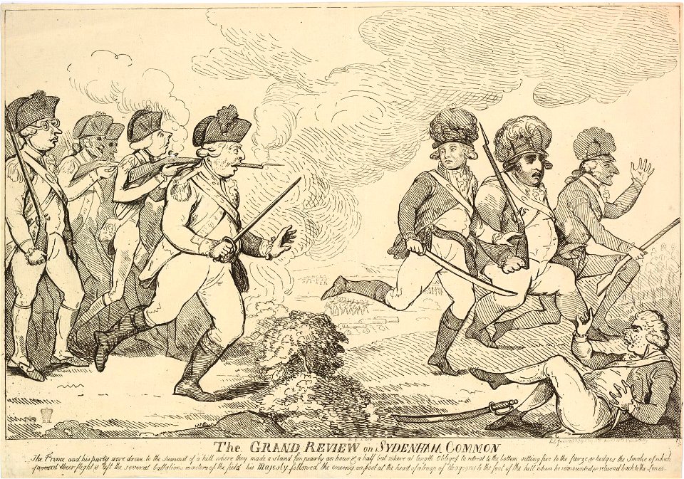 The grand review of Sydenham Common (BM 1851,0901.616)