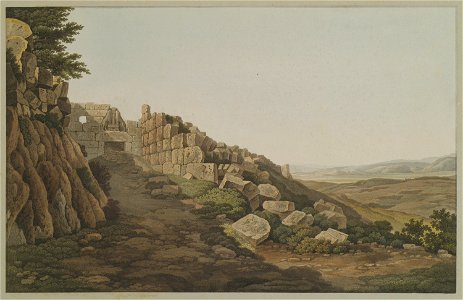 The Gate of the Lions at Mycenae - Dodwell Edward - 1819