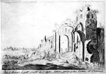 The Golgen Gate from the west by Westerveld