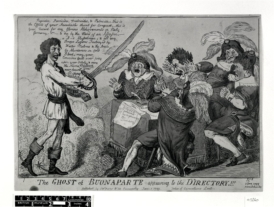 The ghost of Buonaparte appearing to the directory!!! (BM 1868,0808.6810 1)