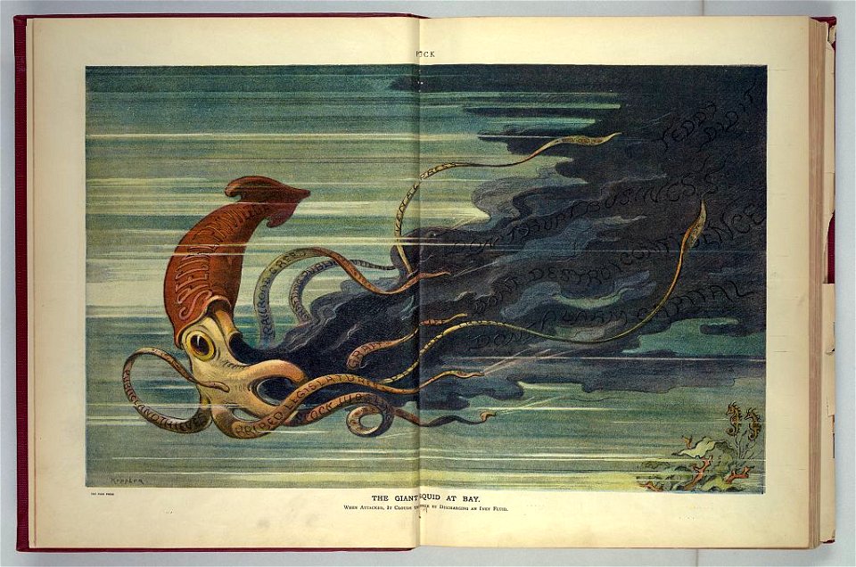 The giant squid at bay - Keppler. LCCN2011647277
