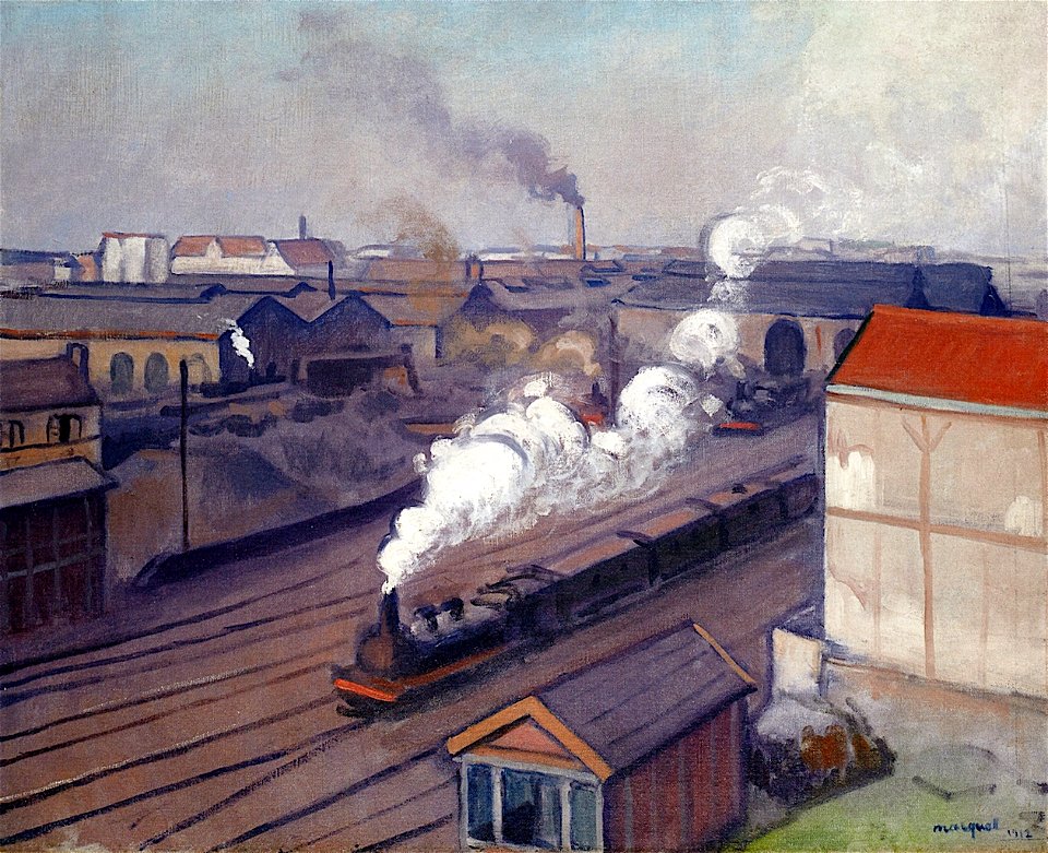The Gare Montparnasse Albert Marquet (1912)