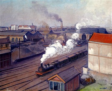 The Gare Montparnasse Albert Marquet (1912)