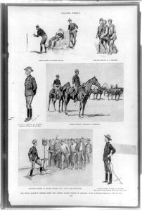 The great railway strikes-with the United States troops in Chicago - drawn by Frederic Remington. LCCN89708517