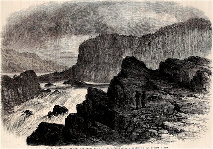The Great Falls of the Potomac - ILN 1861