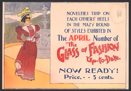The glass of fashion up-to-date, now read! LCCN2014647764