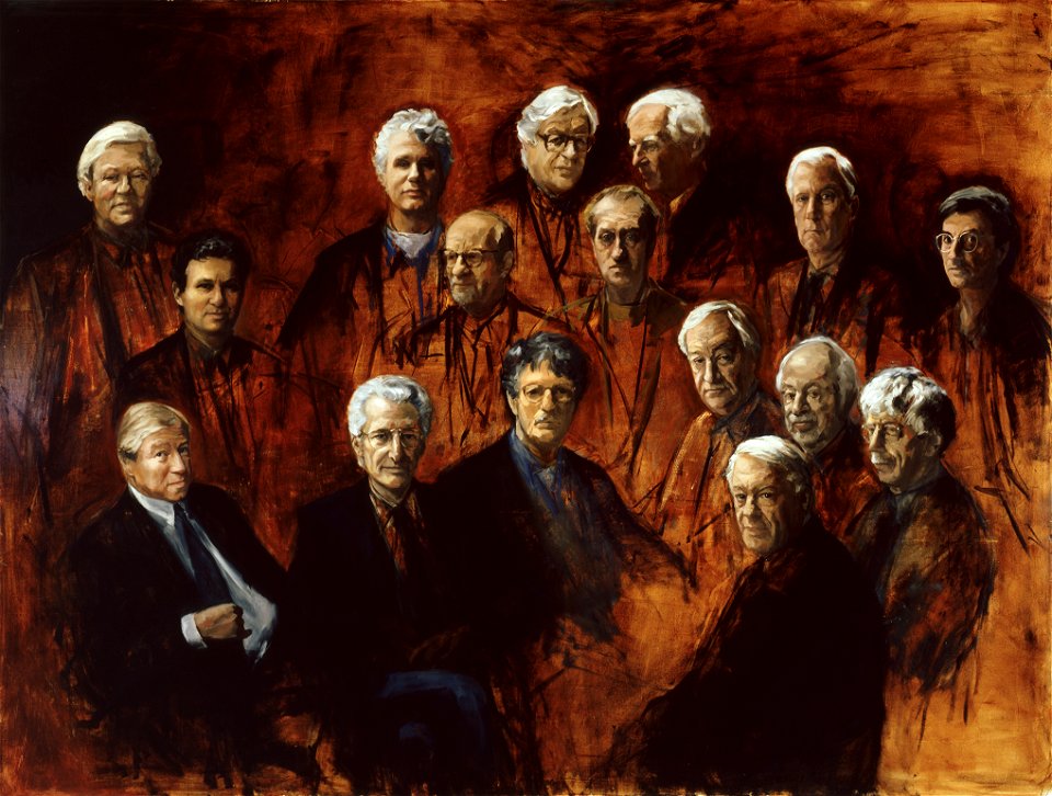 The Gentleman's Club (De Heren club) Painted by Marike Bok