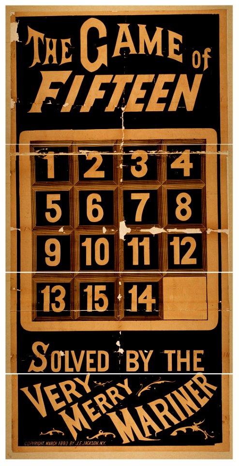The game of fifteen solved by The very merry mariner LCCN2014637101