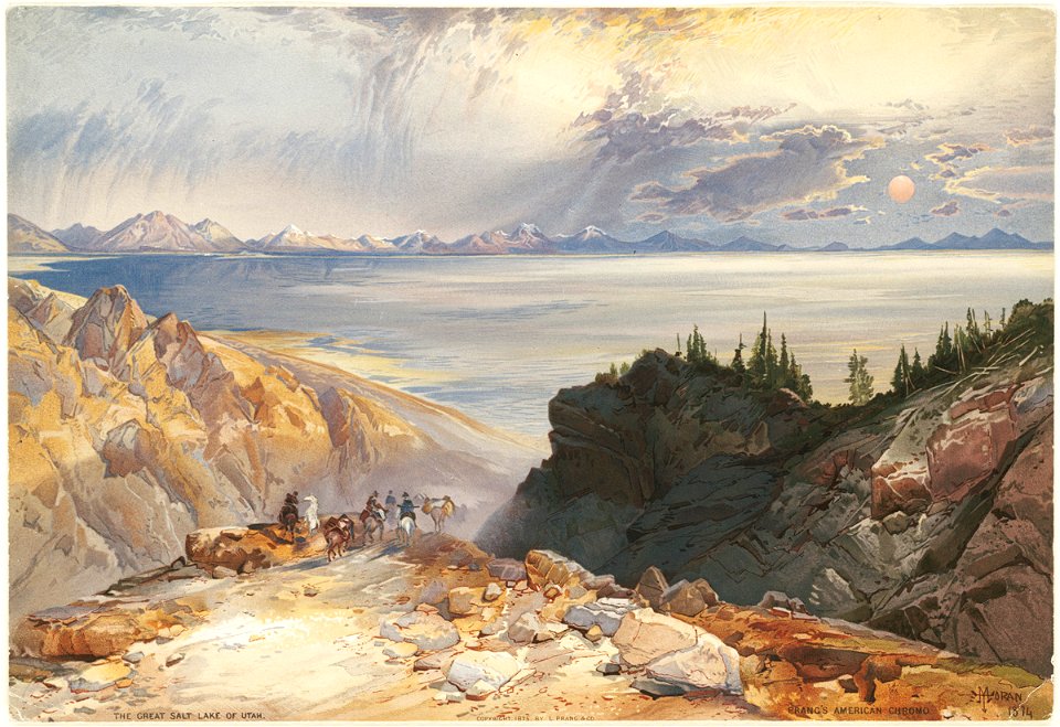The Great Salt Lake of Utah (Boston Public Library)