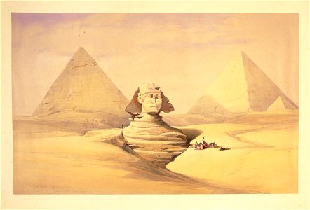The Great Sphinx. Free illustration for personal and commercial use.