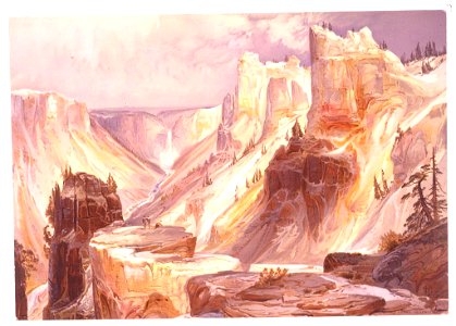 The Grand Canon, Yellowstone - TM ; Prang's American Chromo. LCCN94515831