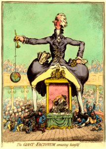 The giant-factotum amusing himself. (BM 1868,0808.6587)