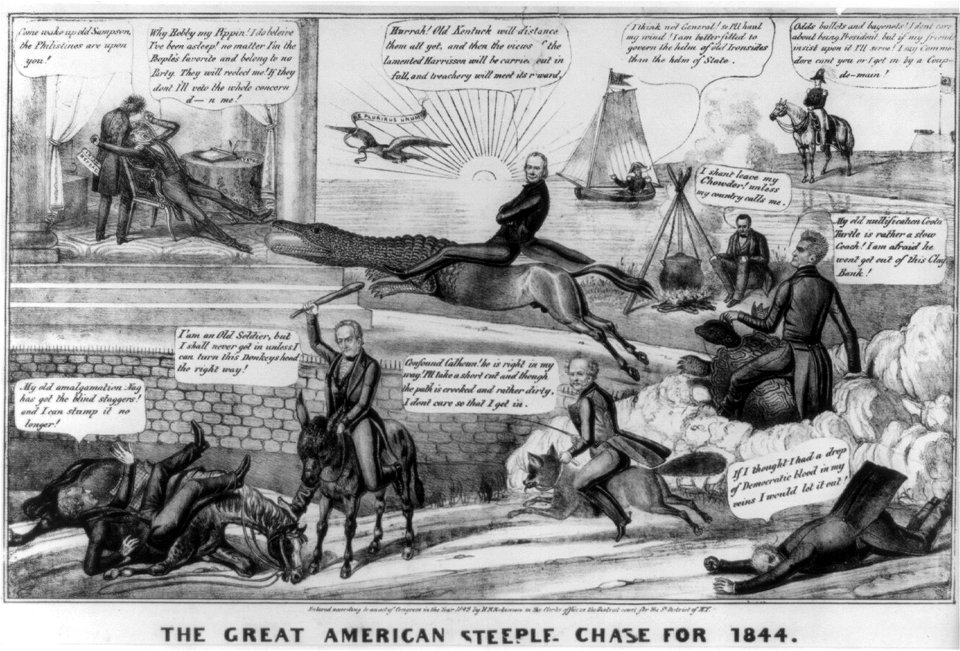 The great American steeple chase for 1844 LCCN2008661408