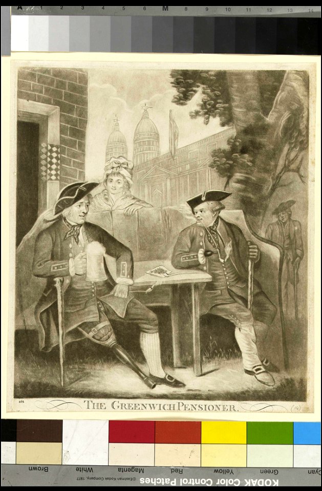 The Greenwich Pensioner (caricature) RMG PY3324