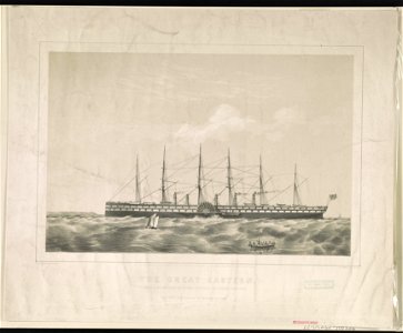 The Great Eastern - photo. by Whipple & Black ; J.H. Bufford's lith., Boston. LCCN92513166
