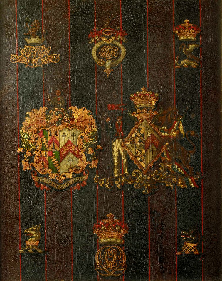 The heraldic achievements of the first Countess Nelson RMG BHC1124