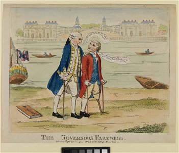 The Governor's Farewell (caricature) RMG PY3335