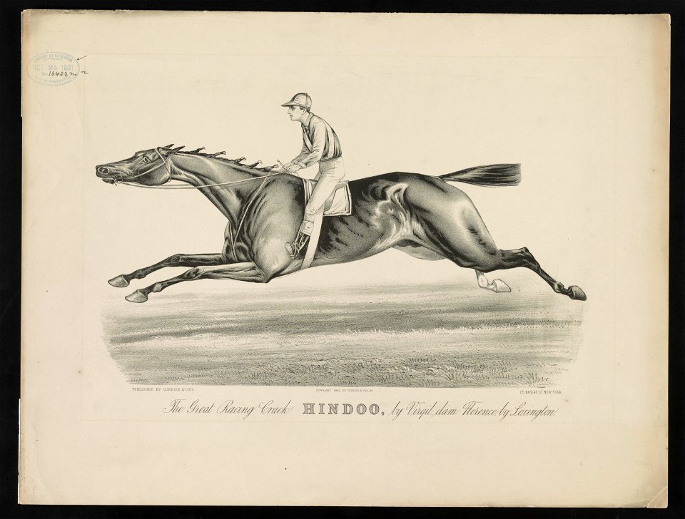 The great racing crack Hindoo, by Virgil, dam Florence, by Lexington LCCN92506313
