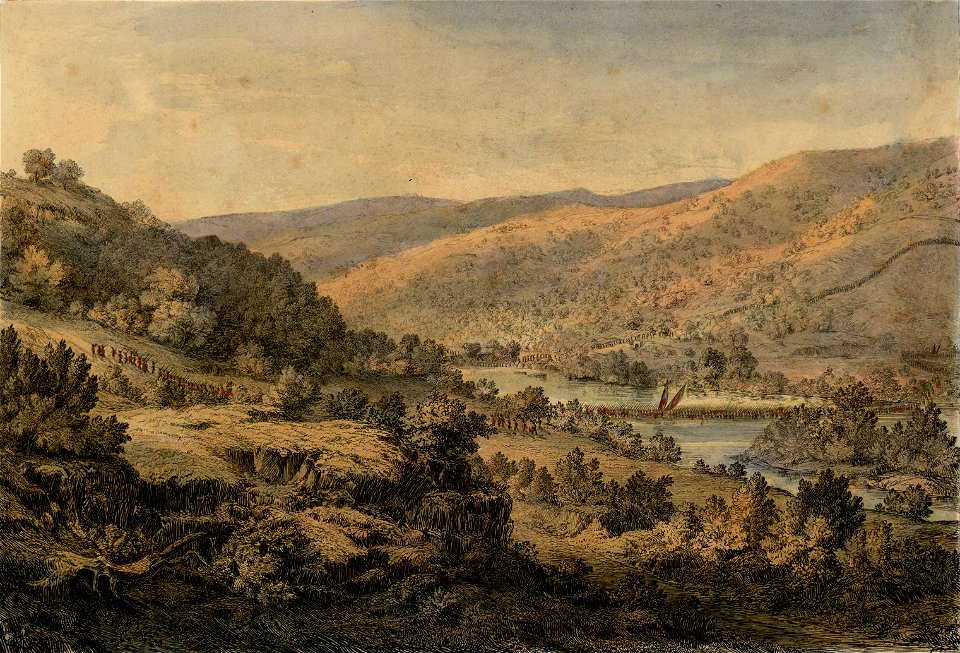 The Guards entering France, 7th October 1813 - Fonds Ancely - B315556101 A BATTY 2 003