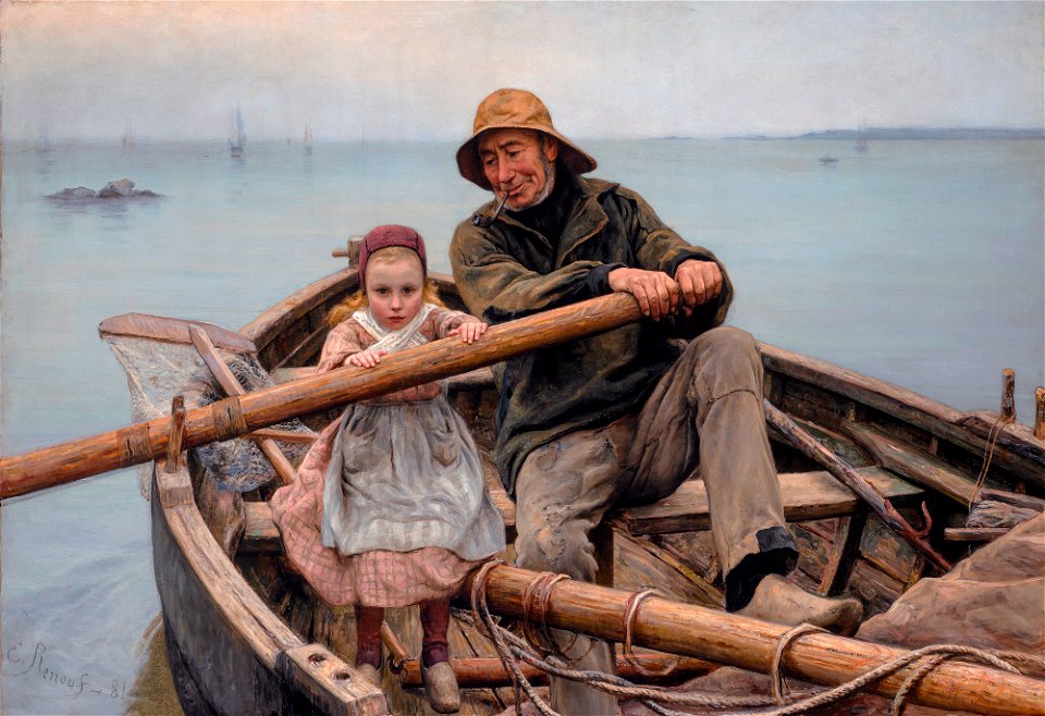 The helping hand, by Émile Renouf